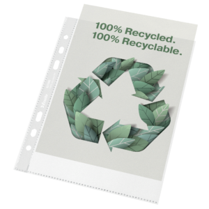 Ficka Esselte Recycled A5 OP 70my/100