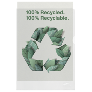 Esselte Recycled Mapp A4 100µ B/20