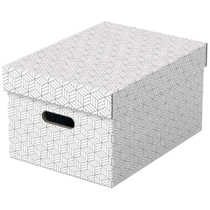 Förvaringsbox Esselte Home vit Medium 3p