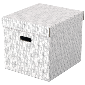 Förvaringsbox Esselte Home kub vit (3)