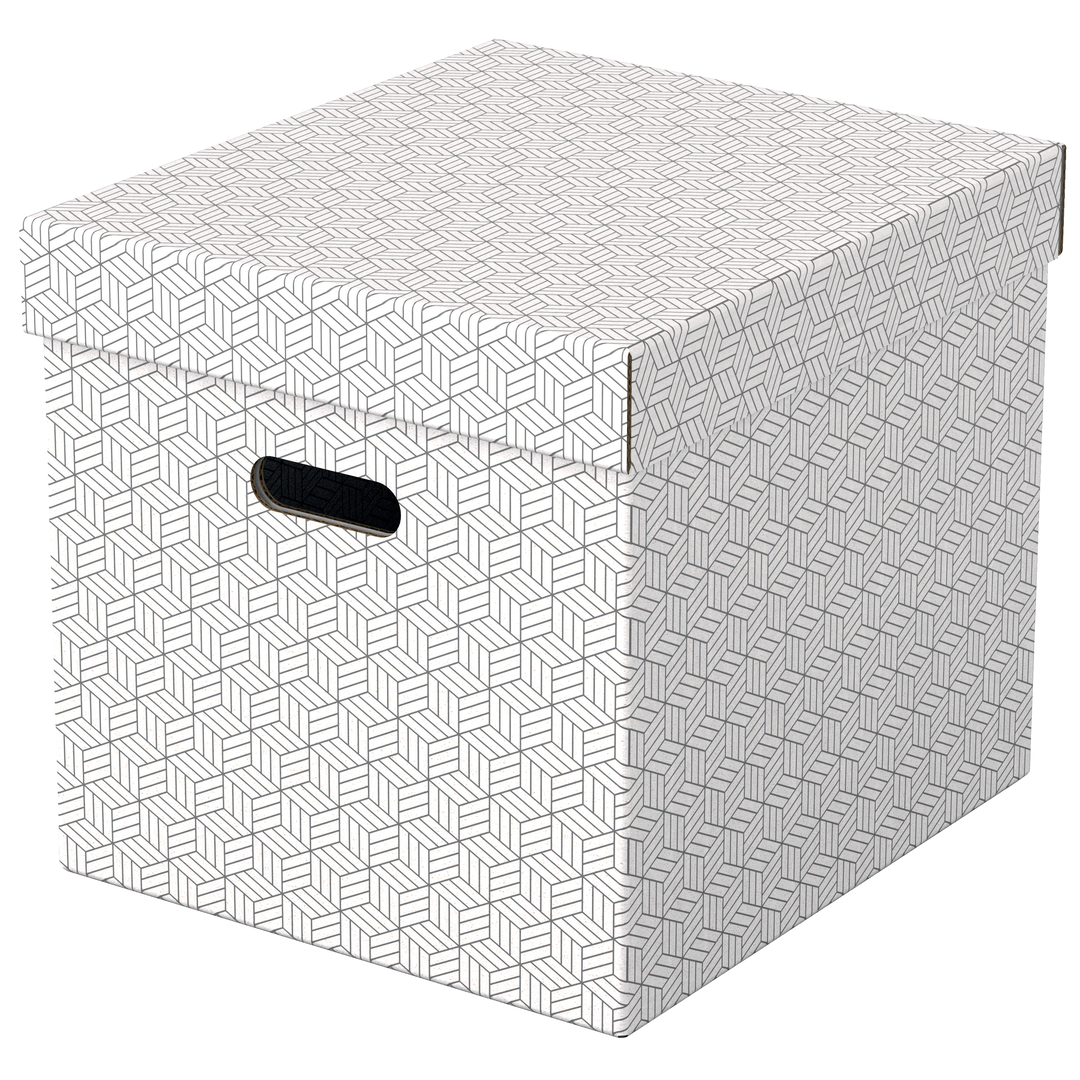 Förvaringsbox Esselte Home kub vit (3)