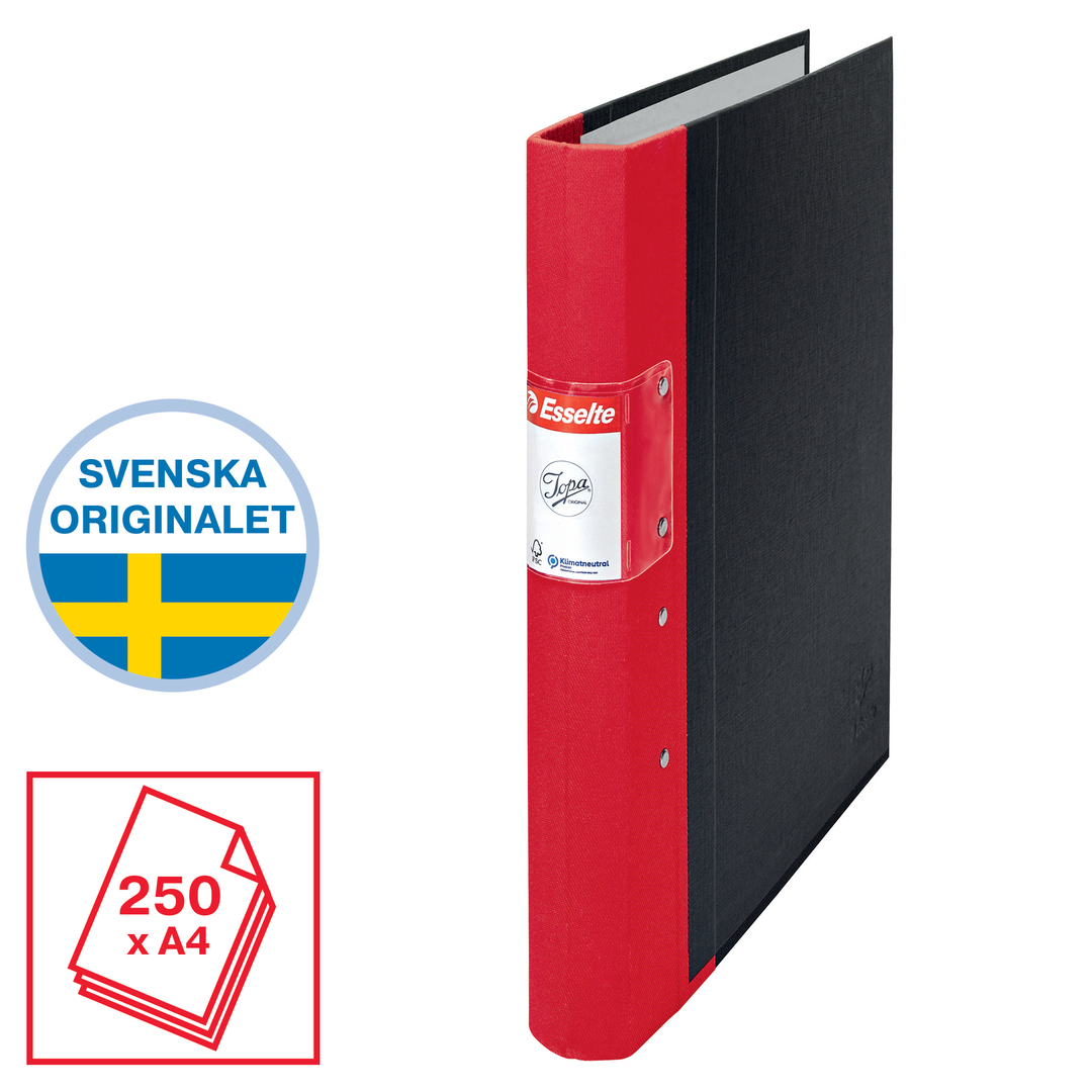 Träryggspärm Jopa A4/40 röd - Bild 3