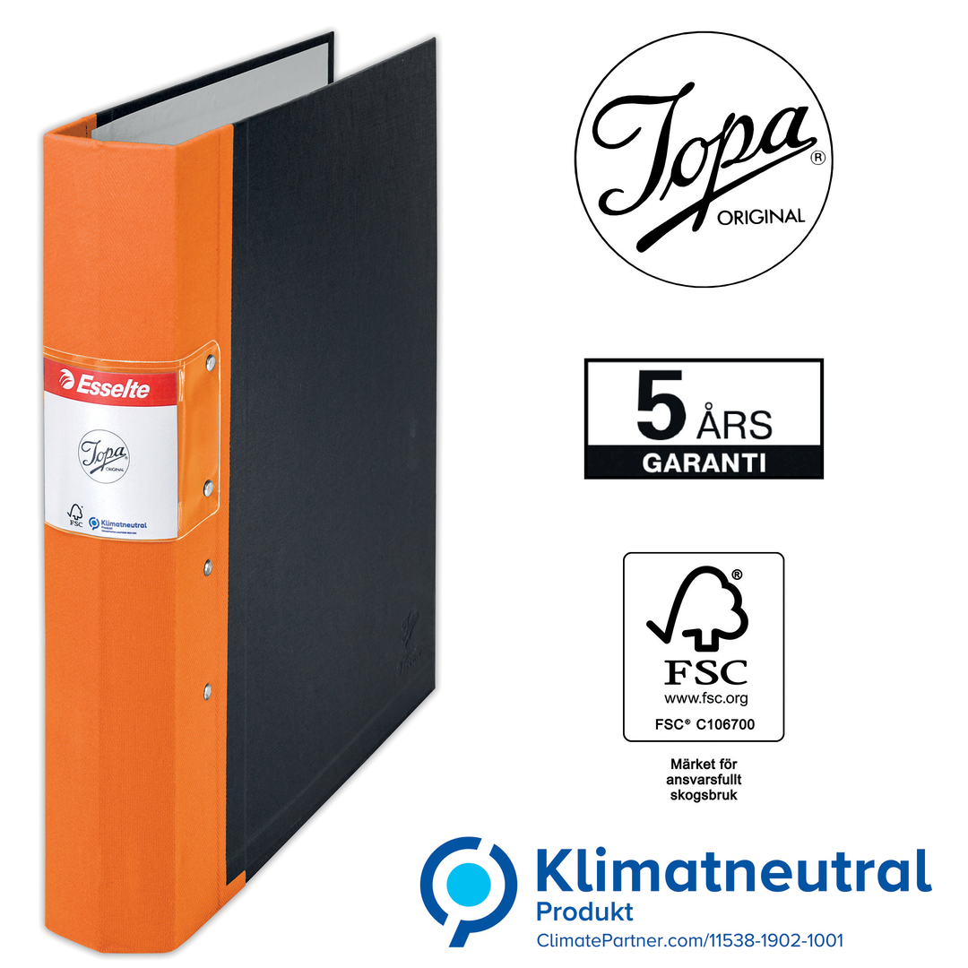 Träryggspärm Jopa A4/60 orange - Bild 2