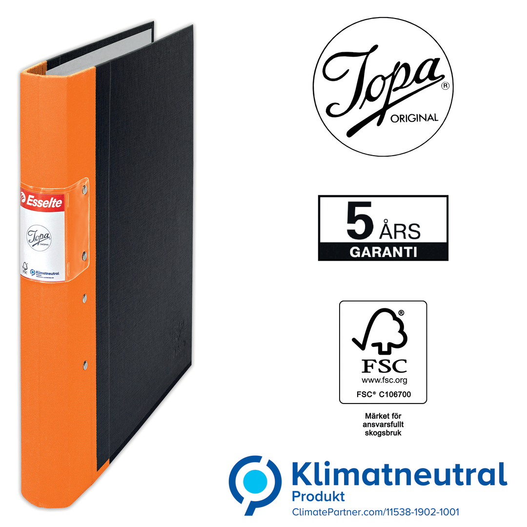Träryggspärm Jopa A4/40 orange - Bild 2