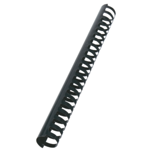 Plastspiral GBC 28mm A4 21R svart (50)