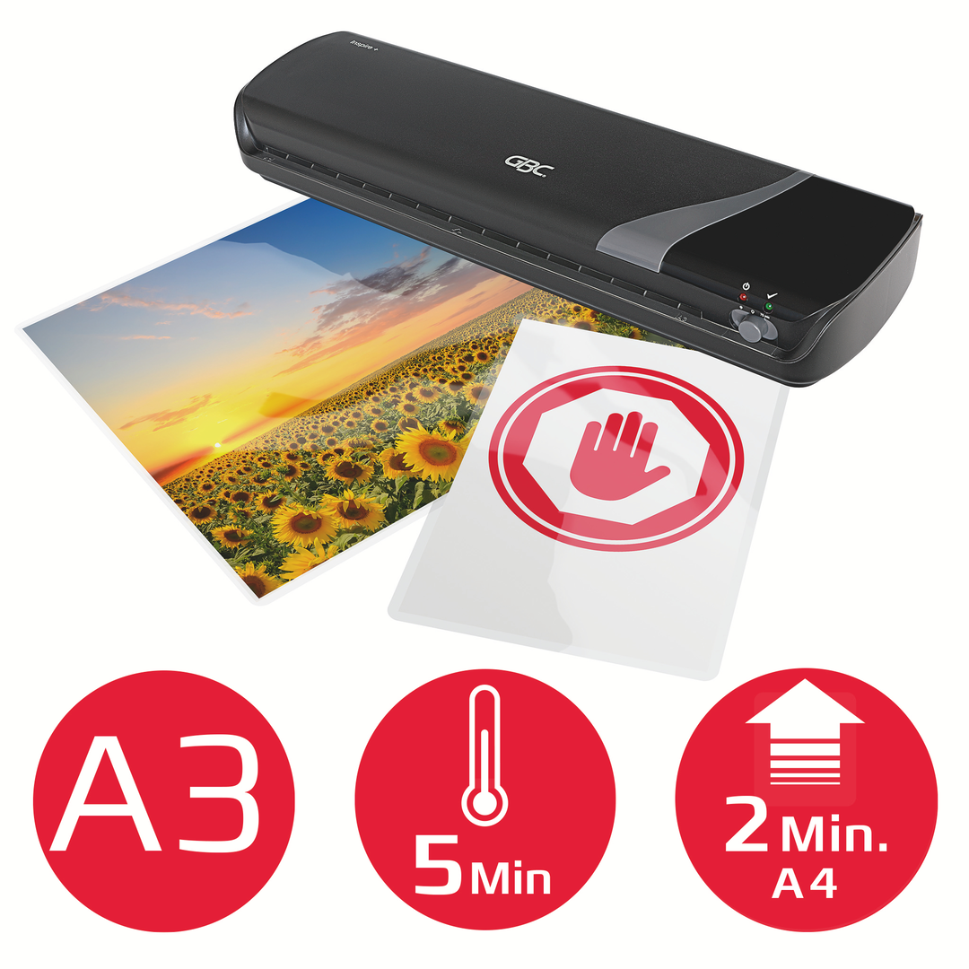Laminator GBC Inspire+ A3 svart - Bild 3