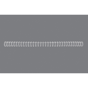 GBC Binding wire 3:1 NO4 6mm A4 vit (100)