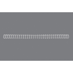 GBC Binding wire 3:1 NO5 8mm A4 white (100)