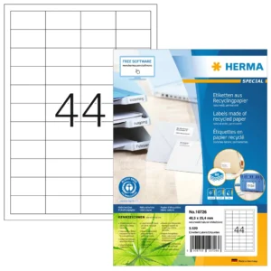 Herma etikett recycled 48,3x25,4 vit (3520)