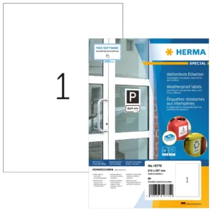 Herma etikett extra vädertålig 210x297 (80)