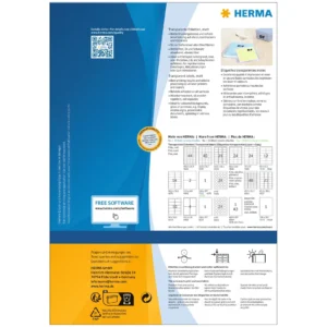 Herma etikett film 210x297 transp matt (80)