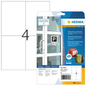 Herma etikett extra vädertålig 105x148 (80)
