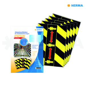 Herma etikett ''Golvmärkning m/pictogram'' svart/gul (5)