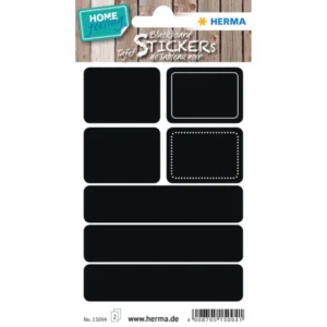 Herma stickers Home griffel rektangel svart (2)