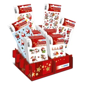 Herma stickers Decor jul Santa&Friends display (60)