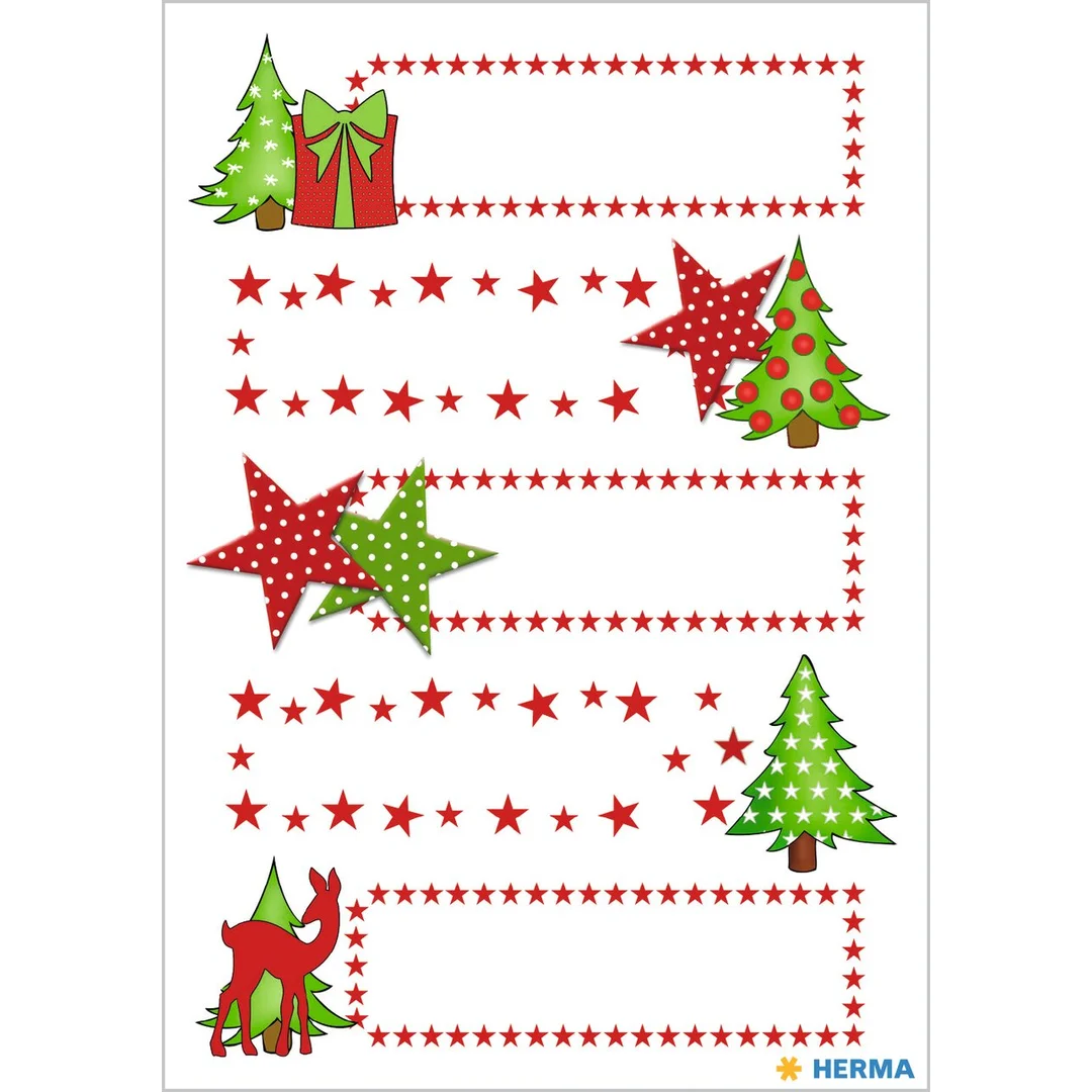 Herma stickers Decor julklappsetikett jul (2) - Bild 2