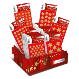 Herma stickers Decor guldstjärna display (60)