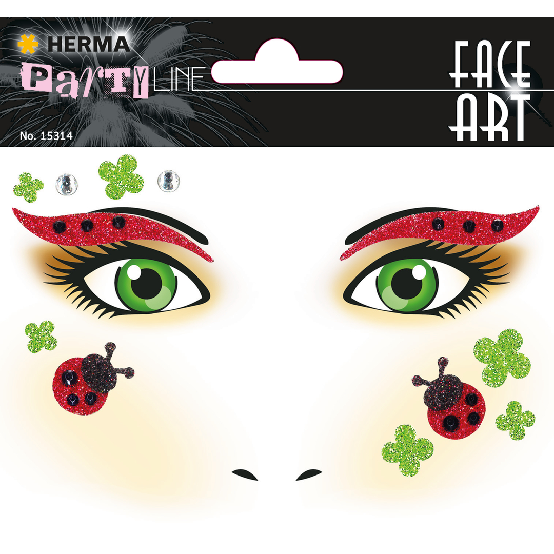 Herma stickers Face Art nyckelpiga (1) - Bild 2