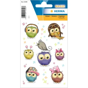 Herma stickers Magic owls (1)
