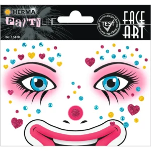 Herma stickers Face Art clown (1)