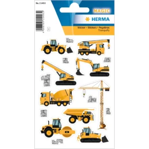 Herma stickers Magic construction vehicles foil (1)