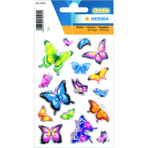 Herma stickers Magic butterflies 3D wings (1)