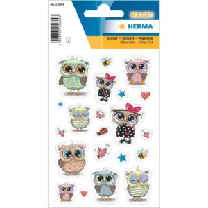 Herma stickers Magic owl & friends foil (1)