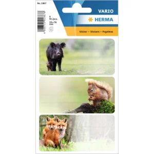 Herma stickers Vario skolbok djur (3)