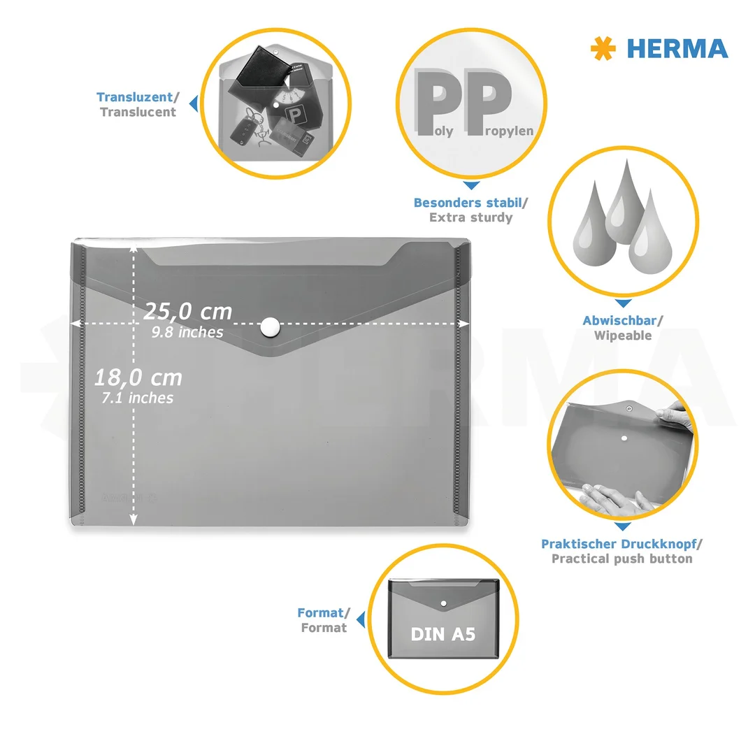 Herma kuvertmapp A5 std ass.(5) - Bild 2
