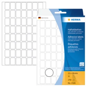 Herma etikett manuelll KP 12x18 vit (1792)