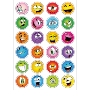 Herma stickers Decor ansikter glitter (2)
