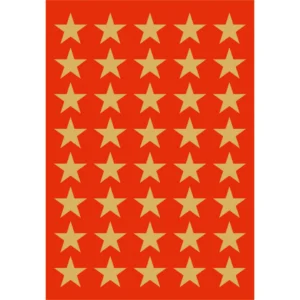 Herma stickers Decor stjärna guld (3)