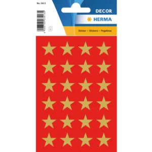 Herma stickers Decor stjärna guld (3)
