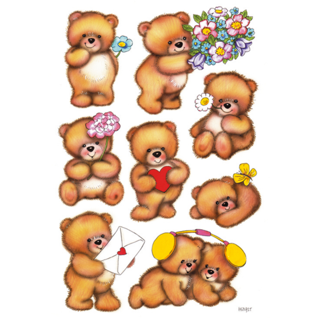 Herma stickers Decor nallar (3)
