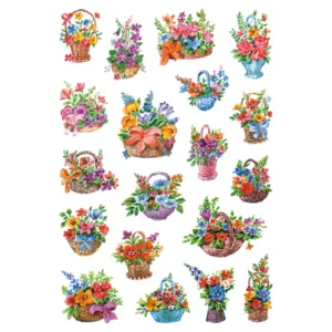 Herma stickers Decor blombuketter (3)