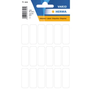 Herma etikett manuelll 12x34 vit (126)