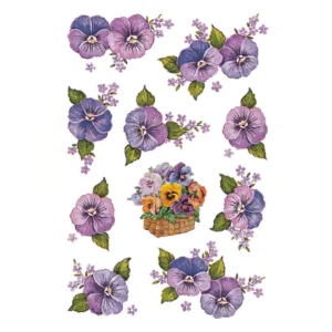 Herma stickers Decor styvmorsviol (3)