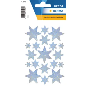 Herma stickers Decor stjärna silver (3)