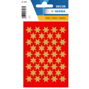 Herma stickers Decor stjärna ø14 guld (3)
