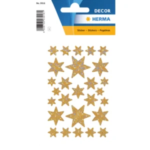 Herma stickers Decor stjärna guld (3)