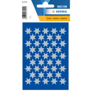 Herma stickers Decor stjärna ø14 silver (3)