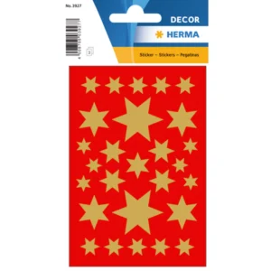 Herma stickers Decor stjärna guld (3)
