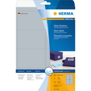 Herma etikett film 99,1x67,7 silver glossy (200)