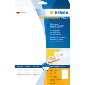Herma etikett täckande 210x297 (25)