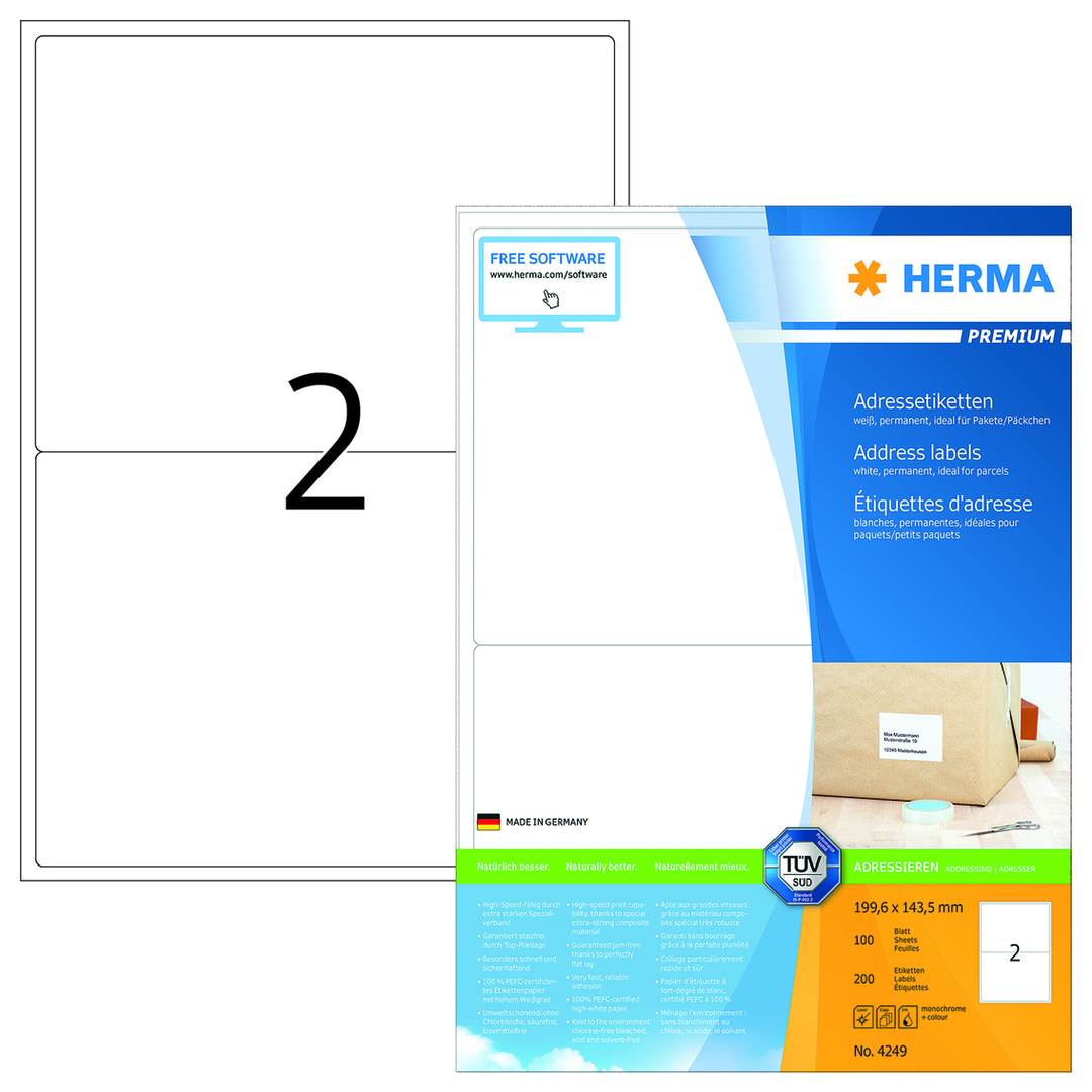 Herma etikett Premium 199,6x143,5 (200) - Bild 2
