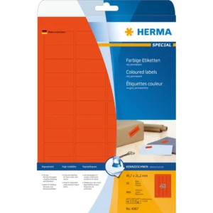 Herma etikett Special 45,7x21,2 röd (960)