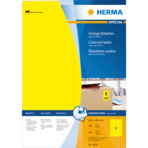 Herma etikett Special 105x148 gul (400)