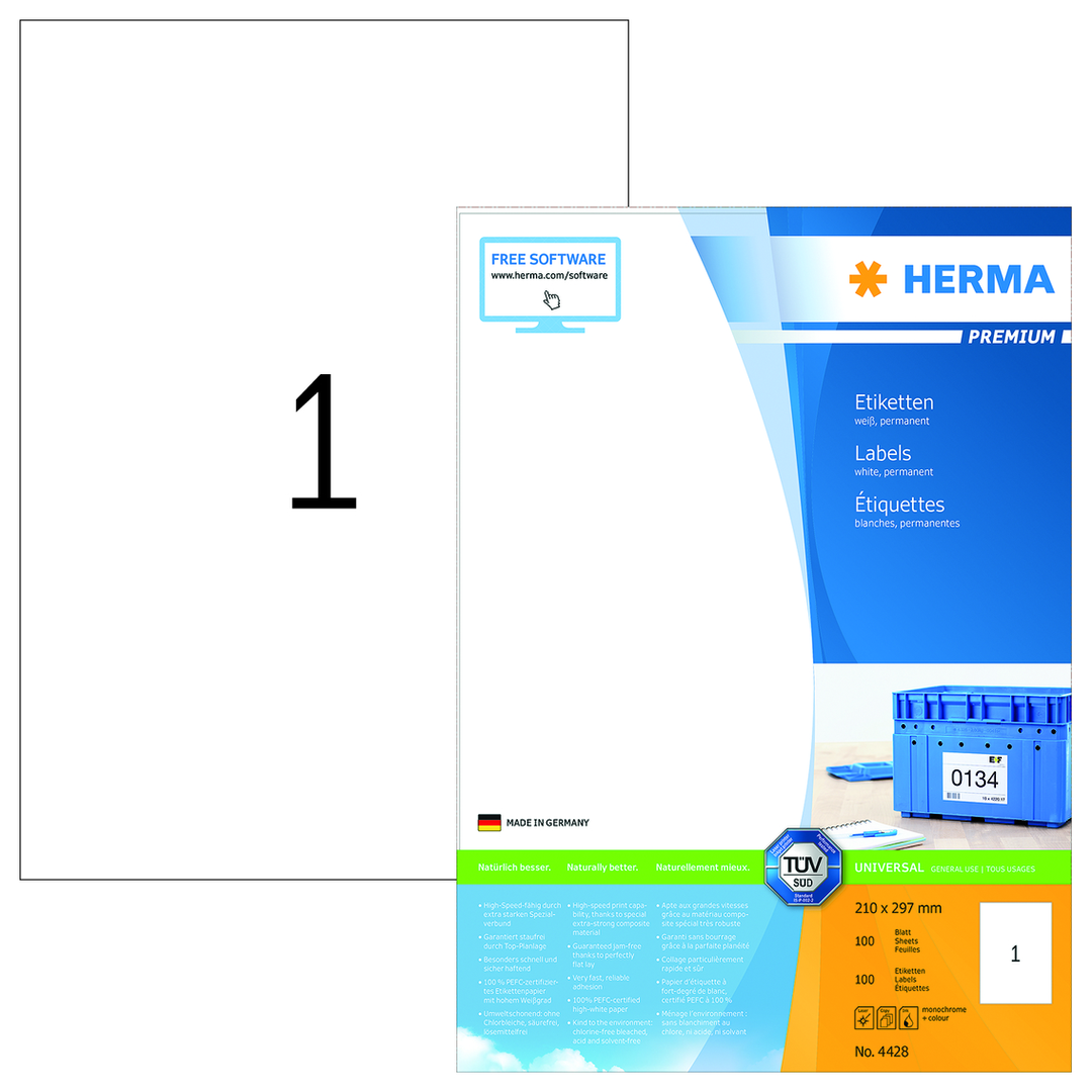 Herma etikett Premium 210x297 (100) - Bild 2