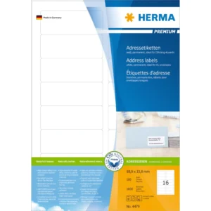 Herma etikett Premium 88,9x33,8 (1600)