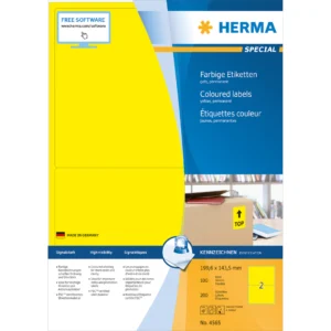 Herma etikett Special 199,6x143,5 gul (200)